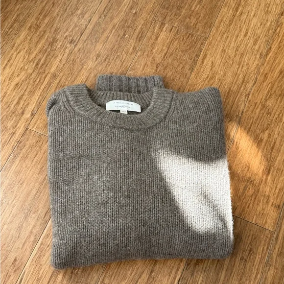 Sezane Dylan Jumper in dark taupe - Picture 3 of 4